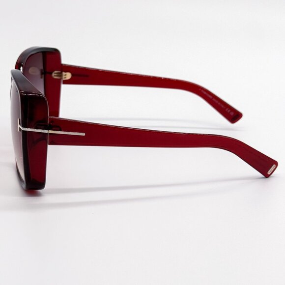 NEW TOM FORD SUNGLASSES YVONNE TF1117 66G RED WOMEN FT1117 66G main image 10